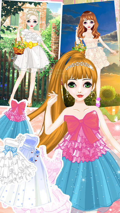 皇家舞会沙龙－甜心公主芭比娃娃化妆换装游戏