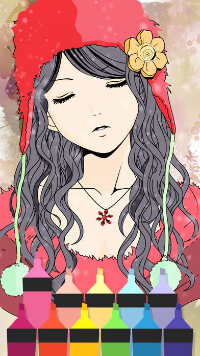 秘密花园一缤纷涂色书掌上涂鸦画板