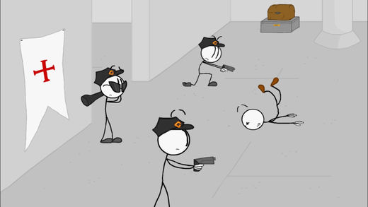 火柴人的越狱 - 逃出银行