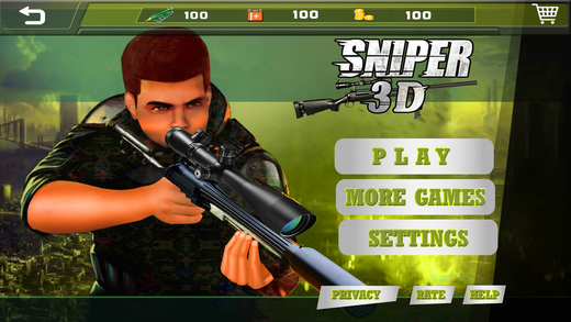 狙击手 3d - 死神 射手 战斗