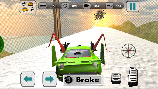 Flying Futuristic Ultimate stunt shooting car