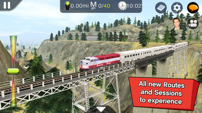 Trainz Driver 2 - train driving game, realistic 3D railroad simulator plus world builder