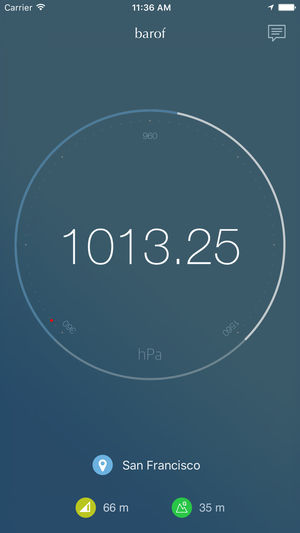 气压计 - 气压计和高度计测量 barof