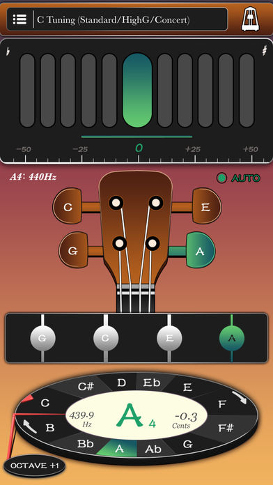 尤克里里调音器节拍器 - Royal Ukulele tuner Tool