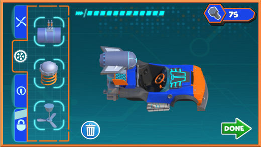 拼装火箭飞车：超级动力火车游戏