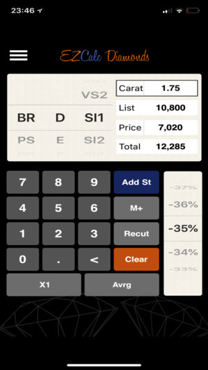 EZcalc Diamonds