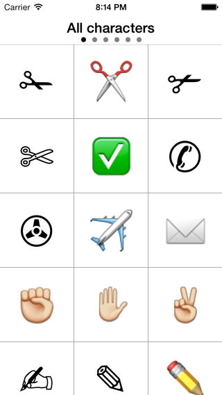 Touch & Copy Character