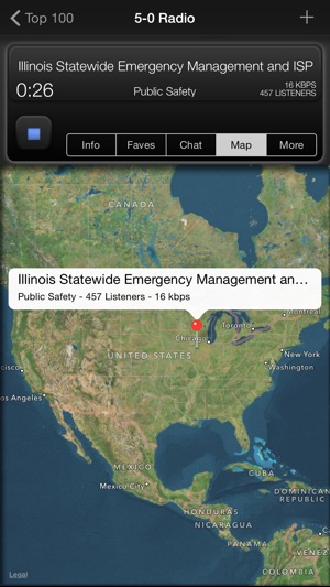 5-0 Radio Pro Police Scanner (Extra Feeds)