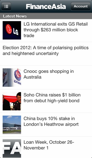 FinanceAsia for iPhone