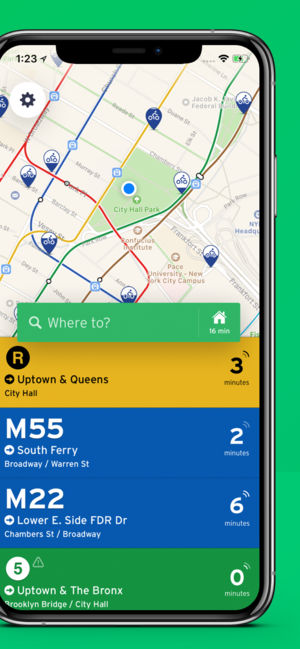 Transit  Real-Time App for Bus, Subway & Metro