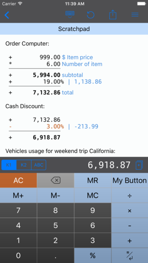 CalcTape - 纸带票据计算器