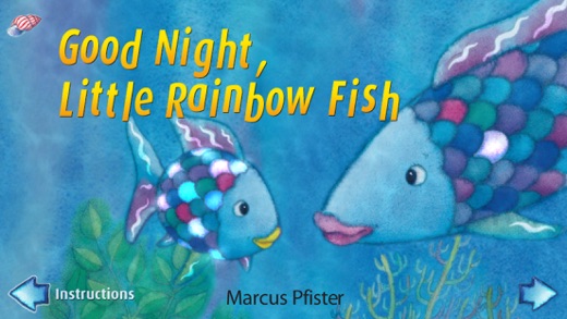 Rainbow Fish - Good Night, Little Rainbow Fish, by Marcus Pfister