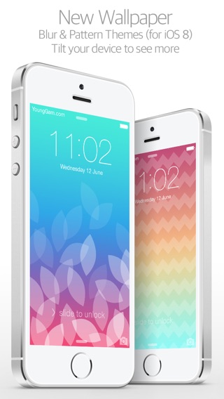 New Wallpaper Pro : for iOS7 & Parallax ( Blur & Pattern Custom themes : by YoungGam.com )