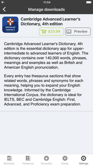 Cambridge Advanced Learner's Dictionary, 4th ed.