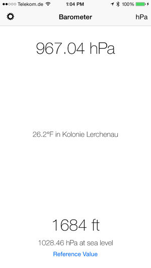 Barometer and Altimeter