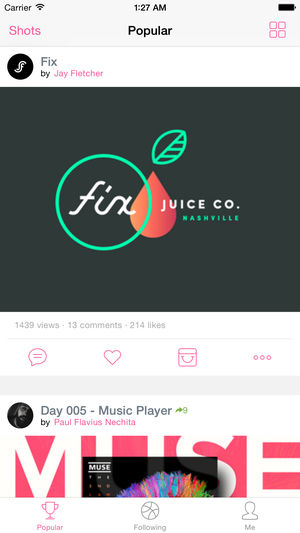 Dribbboard - client for Dribbble